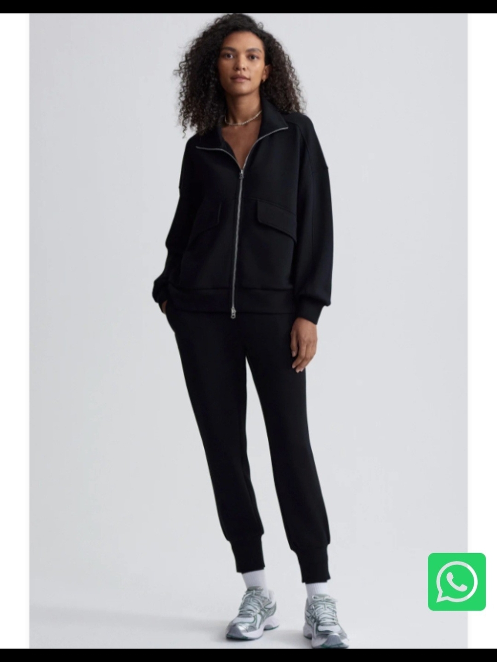 Varley Garcia Zip Through Sweat Size Medium